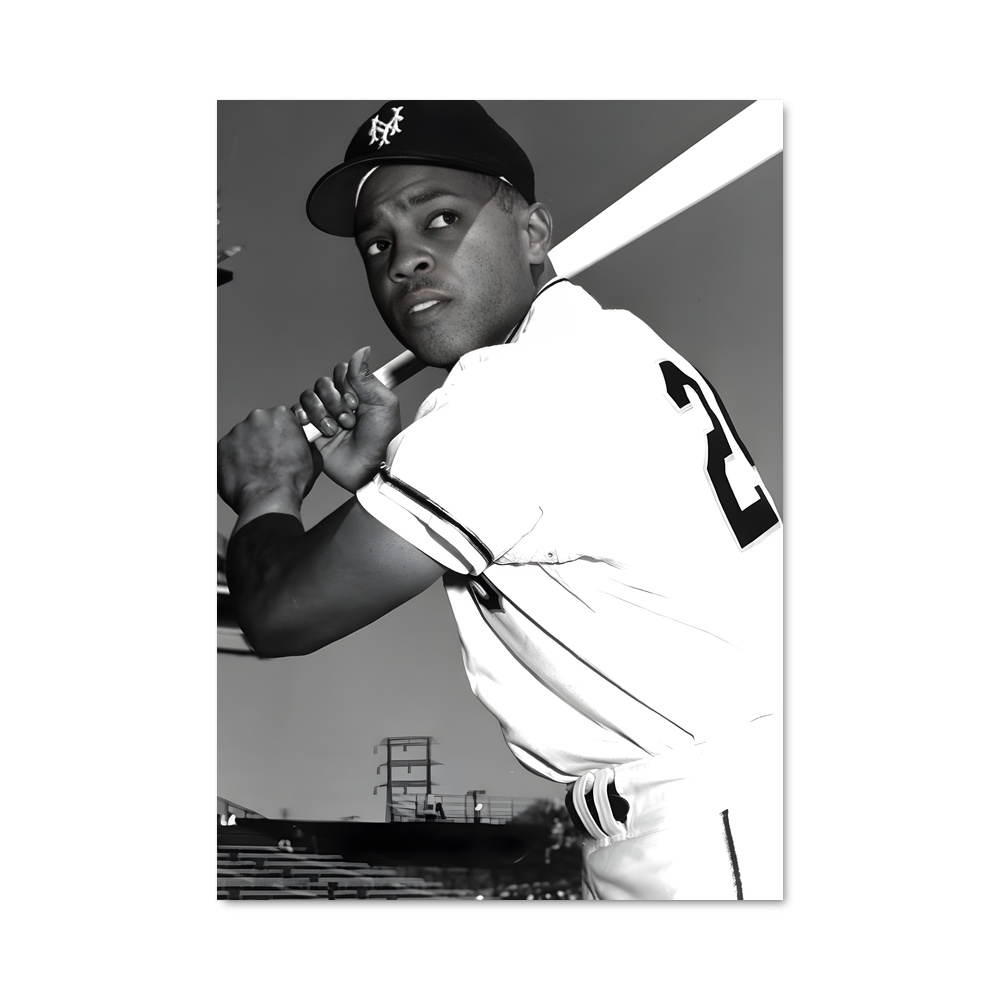 Poster Willie mays – affiche Baseball